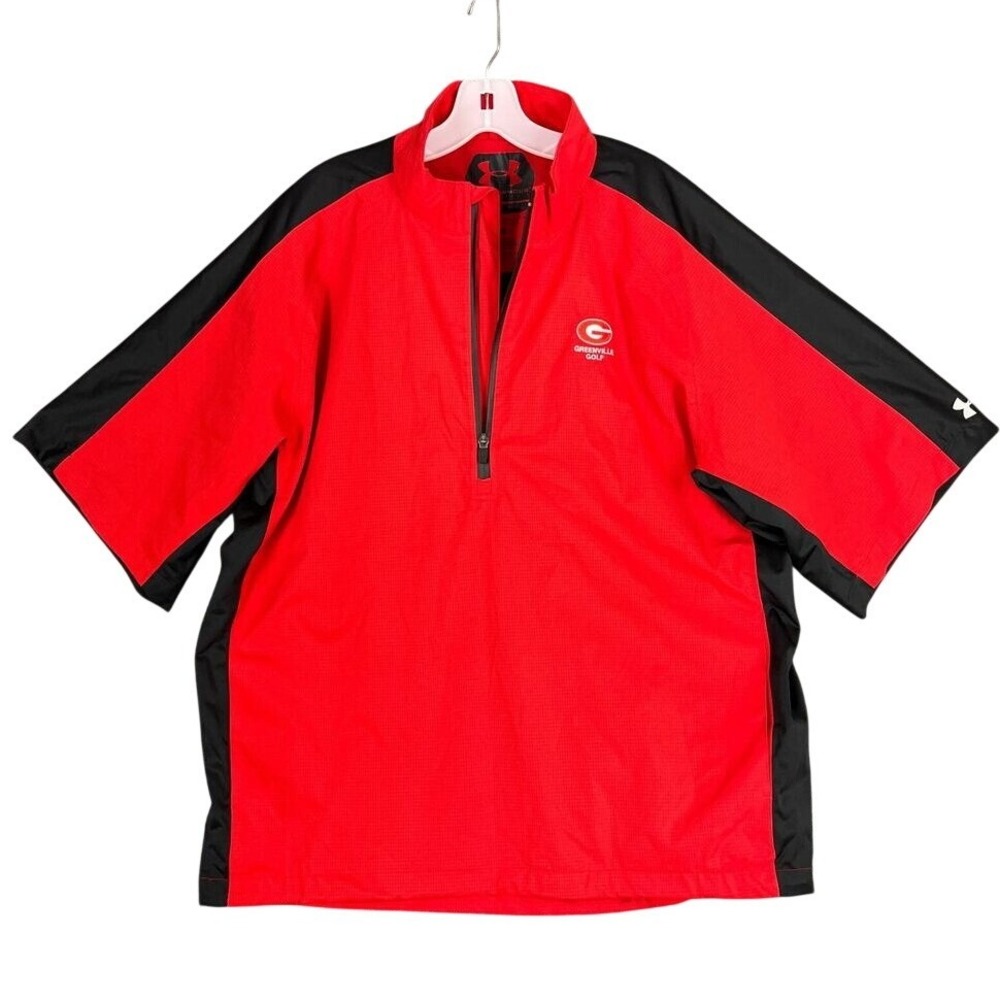 Under Armour Performance Golf Wear Windbreaker Mens L Pullover Greenville SC‎
